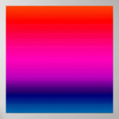 Kleurenpalet van horizontale kleuren - 4 poster (Voorkant)