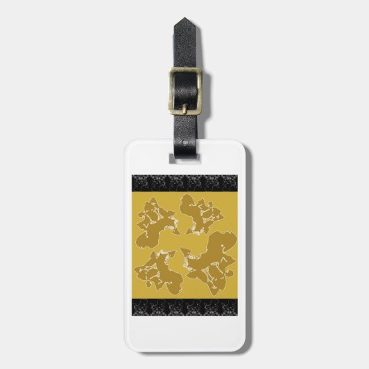 Kleurenpalet van Klimt Bagagelabel (Voorkant verticaal)