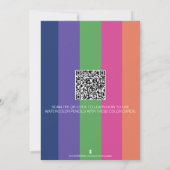 Kleurenpalet Vlinder Volwassen Kleurplaten Kaarten (Achterkant)