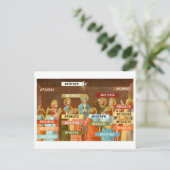 Kleurenpalet voor Briefkaart Pentecost (SB 01) (Staand voorkant)