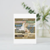 Kleurenpalet voor St. Catherine of Siena (BK 19) P Briefkaart (Staand voorkant)