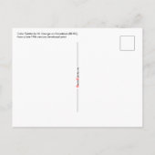 Kleurenpalet voor St. George op Horseback (BS 01) Briefkaart (Achterkant)