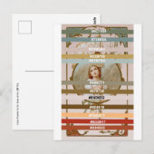 Kleurenpalet voor St. Jeanne of Arc (BF 01) Briefkaart (Voorkant / Achterkant)