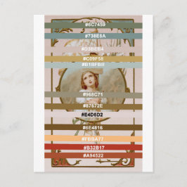 Kleurenpalet voor St. Jeanne of Arc (BF 01) Briefkaart