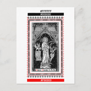 Kleurenpalet voor St. Joseph (DT 01) Briefkaart