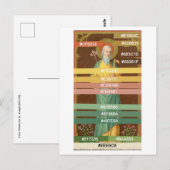Kleurenpalet voor St. Joseph (SAU 35) Briefkaart (Voorkant / Achterkant)