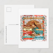 Kleurenpalet voor St. Louis IX de koning (BK 065)  Briefkaart (Voorkant / Achterkant)