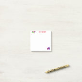 Kleurenpaletboeken en gloeilampen op maat post-it® notes (Op bureau)