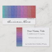 Kleurenpaletontwerp 5-Visitekaartjes Visitekaartje (Voorkant / Achterkant)