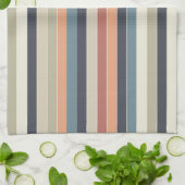 Kleurenpaletstrepen voor koelen theedoek (Gevouwen)