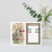 Kleurenpaletten voor St. Rita van Cascia (M 015) Briefkaart (Staand voorkant)
