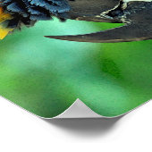 Kleurenpapegaai Poster (Hoek)