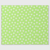 Kleurenpapier met groene pols voor afdrukken cadeaupapier (Vlak)