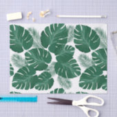 Kleurenpapier met palmbladeren tissuepapier (Craft)