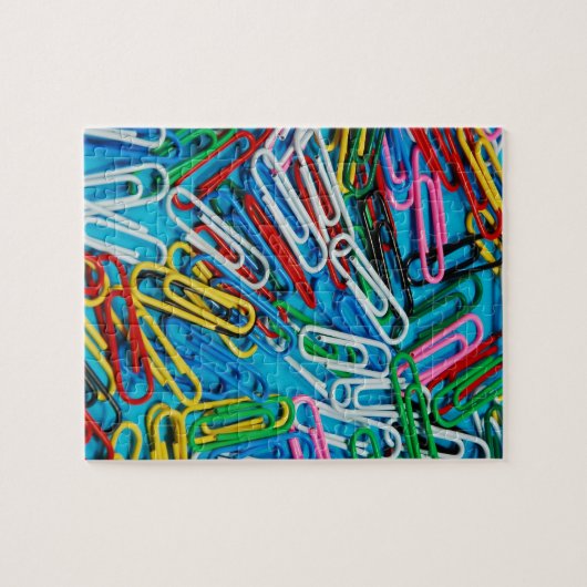 Kleurenpapierdruk Legpuzzel (Horizontaal)