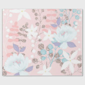 Kleurenpasta's met glitter-accenten cadeaupapier (Vlak)