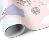 Kleurenpasta's met glitter-accenten cadeaupapier (Rol Hoek)