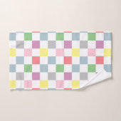 Kleurenpasta's voor kleine controleurs: wit gechec handdoek (Handdoek)