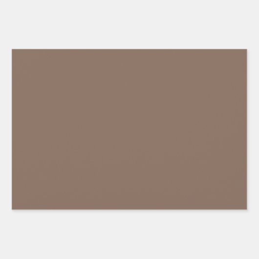 Kleurenpastelbruin Inpakpapier Vel (Voorkant 2)