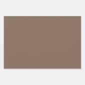 Kleurenpastelbruin Inpakpapier Vel (Voorkant)