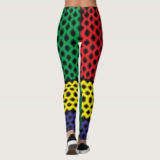 KLEURENPATROON 2 LEGGINGS (Achterkant)