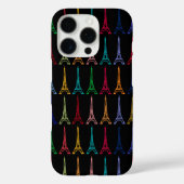 kleurenpatroon eiffeltorens Case-Mate iPhone case (Achterkant)
