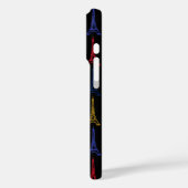 kleurenpatroon eiffeltorens Case-Mate iPhone case (Achterkant / Links)