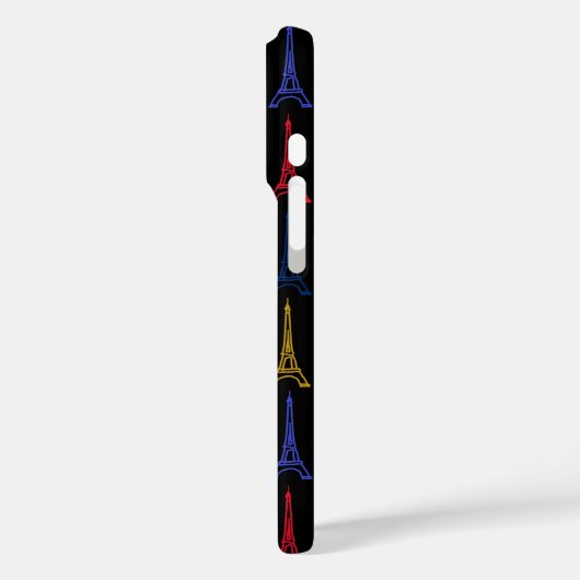 kleurenpatroon eiffeltorens Case-Mate iPhone case (Achterkant / Links)