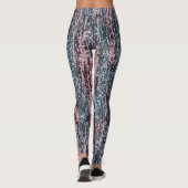 Kleurenpatroon gedempt leggings (Achterkant)