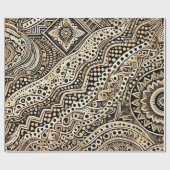 Kleurenpatroon Leopard Skin Cadeaupapier (Vlak)