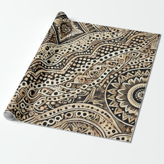 Kleurenpatroon Leopard Skin Cadeaupapier