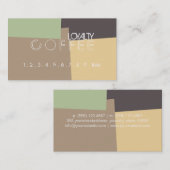 Kleurenpatroon Loyalty Coffee Punch Retro #20 (Voorkant / Achterkant)