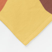 kleurenpatroon retro fleece deken (Hoek)