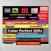 Kleurenperfecte beeldreclame poster (Voorkant)