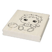 Kleurenplaat Jongensbaby Overall Rubberstempel (Stempel)