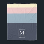 Kleurenplan voor elk huis op maat gemaakt. fleece deken<br><div class="desc">Kleurenschema voor elke woning comfortabele deken van de vacht met jouw naam en monogram.</div>
