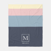 Kleurenplan voor elk huis op maat gemaakt. fleece deken (Voorkant)