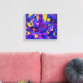 Kleurenplash Canvas Afdruk (Insitu (Woonkamer))