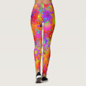 Kleurenplash Graffiti Leggings (Achterkant)