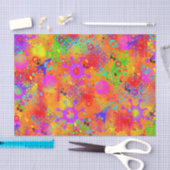 Kleurenplash Graffiti Tissuepapier (Craft)