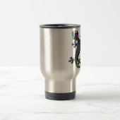 Kleurenplash Paisly Clima Gecko Lizard Reisbeker (Center)