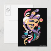 Kleurenplash-Sinaasappel Briefkaart (Voorkant / Achterkant)