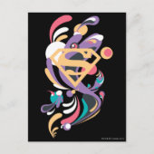 Kleurenplash-Sinaasappel Briefkaart (Voorkant)