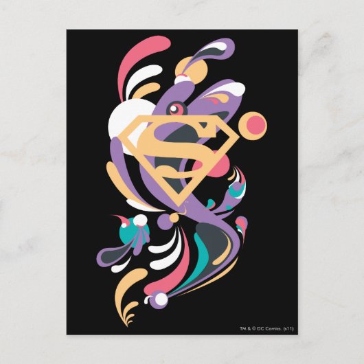 Kleurenplash-Sinaasappel Briefkaart (Voorkant)