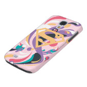 Kleurenplash-Sinaasappel Case-Mate Samsung Galaxy Hoesje (Onderkant)