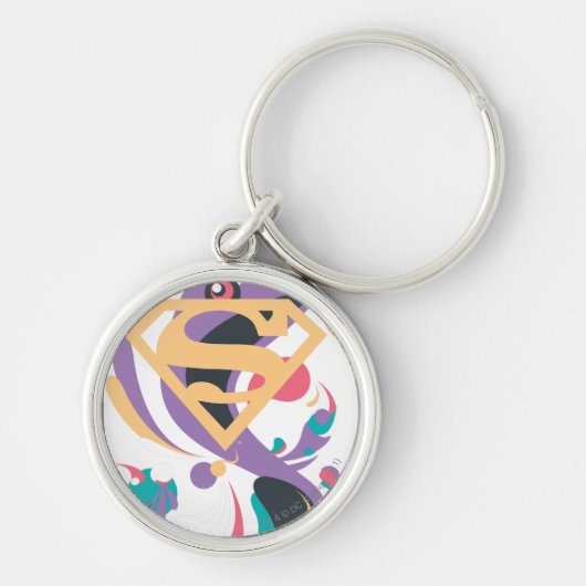 Kleurenplash-Sinaasappel Sleutelhanger (Voorkant)