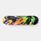 Kleurenplash Skateboard (Horizontaal)