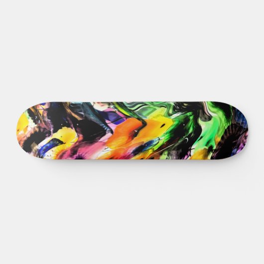 Kleurenplash Skateboard (Horizontaal)
