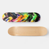 Kleurenplash Skateboard (Horizontaal)