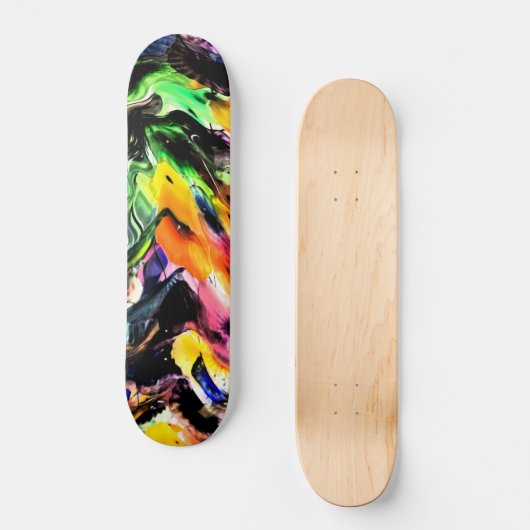 Kleurenplash Skateboard (Voorkant)